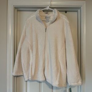 C.D. Daniel’s white Sherpa jacket 2x